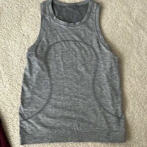 Grey lulu lemon workout tank